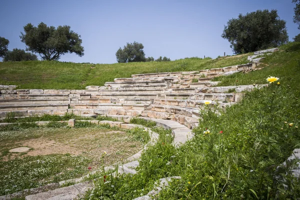 Aptera Ruins Ancient Theatre Crete — Stock Photo, Image