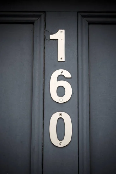 Number One Hundred Sixty Doorway — Stock Photo, Image