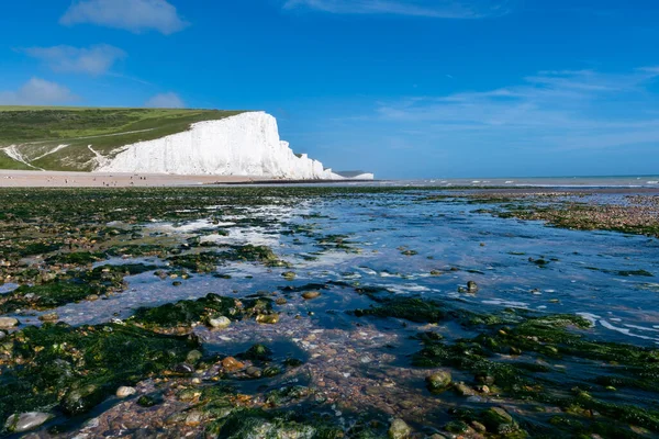 View Seven Sisters Cuckmere Haven — Stock Photo, Image