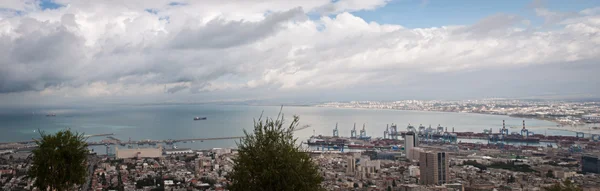 Panorama pobřeží Haify . — Stock fotografie