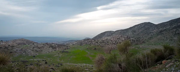 Mont Hermon, les hauteurs du Golan et la Galilée. Printemps  . — Photo