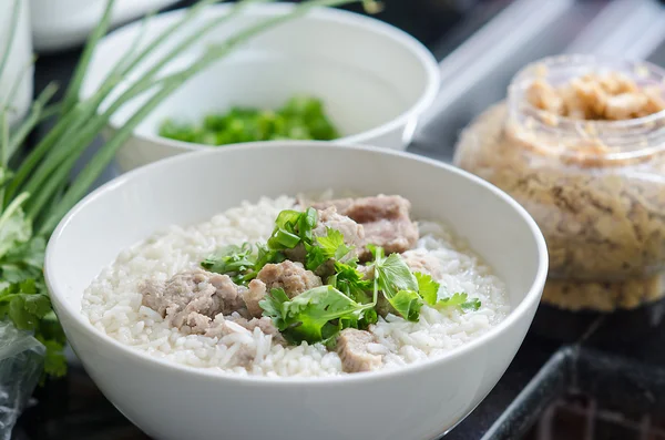 Arroz de mingau chinês — Fotografia de Stock