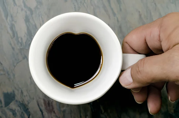 Coffee Cup :heart sign — Stock Photo, Image