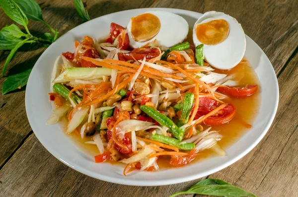 Papaya salad spicy — Stock Photo, Image