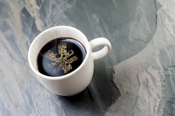 コーヒー カップ: 円記号 — ストック写真