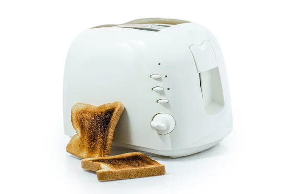 Toast i en brödrost sökväg innehåller inte skugga under brödrost — Stockfoto