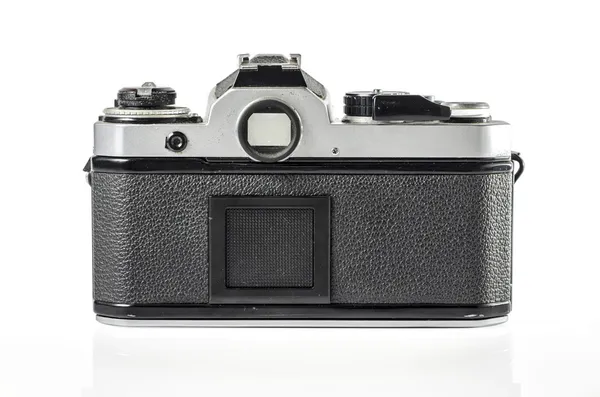 Retro photo camera isolated on white :Clipping path included — Stock Photo, Image