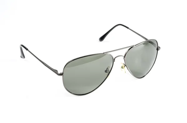 Gray sunglasses isolated on white — Stock Photo, Image