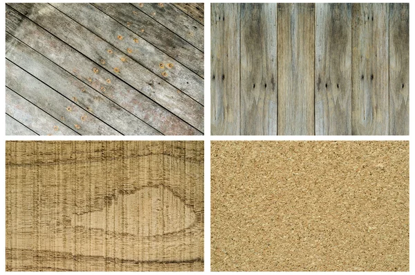 Kolekce starých vzorku pozadí textury dřeva stromu — Stock fotografie