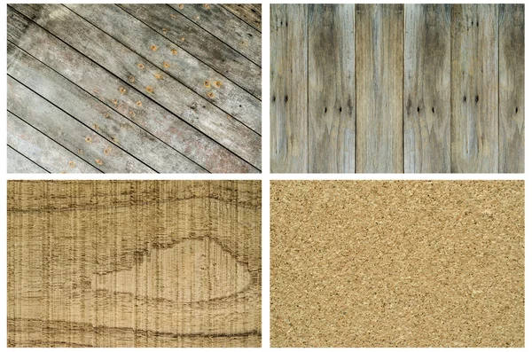 Collection of Old Wood Tree Texture Background Pattern — Stock Photo, Image