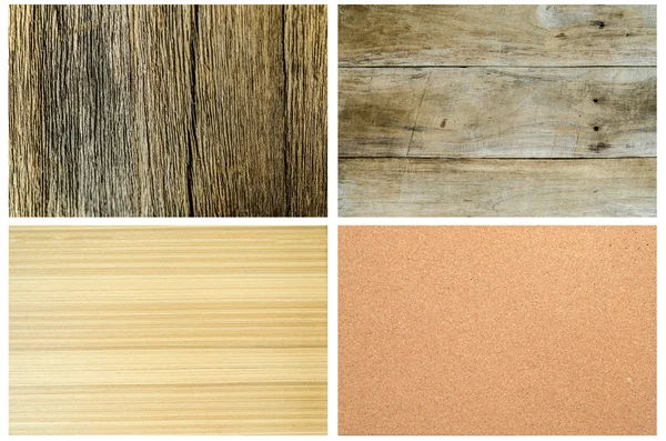 Collection of Old Wood Tree Texture Background Pattern — Stock Photo, Image