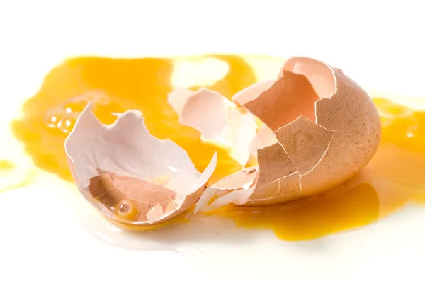 Bezva vajíčko na bílém pozadí — Stock fotografie