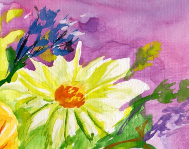 sulu boya boyalı arka plan