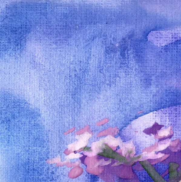 Sulu boya boyalı arka plan — Stok fotoğraf