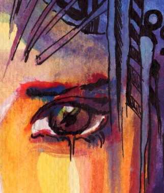 sulu boya boyalı arka plan