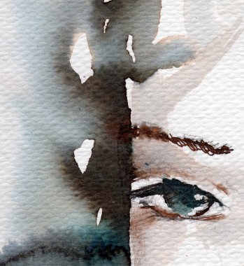 kış, soğuk portre