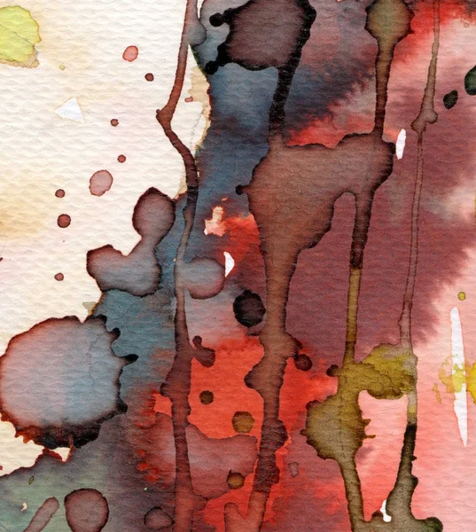 Artistic background watercolor on watercolor paper — Stock Photo, Image