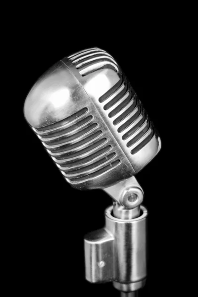 Retro microphone isolated — Stock Photo, Image