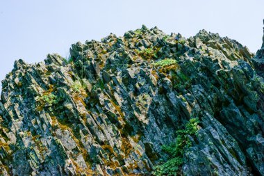 Pürüzlü kaya Outcro