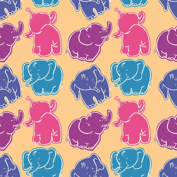 Elephants — Stock Vector