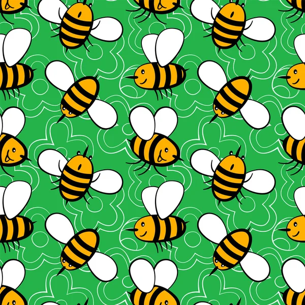 Μέλισσες κινουμένων σχεδίων — Διανυσματικό Αρχείο