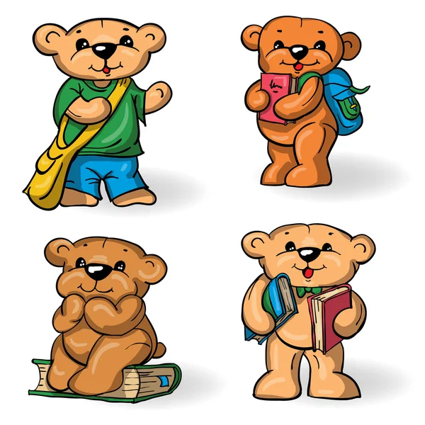 Teddy bears — Stock Vector