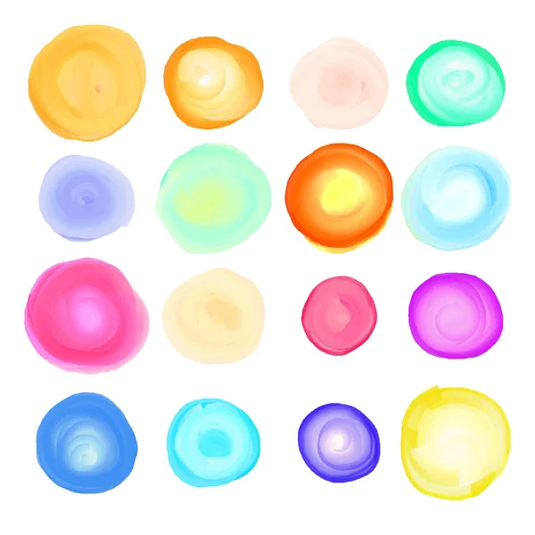 Taches de couleur — Image vectorielle