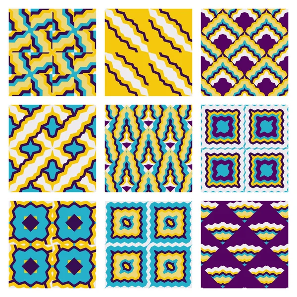 Seamless patterns — Stock Vector