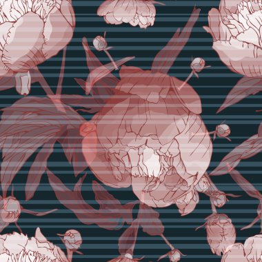 Kusursuz çiçek deseni