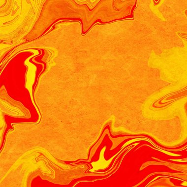 Fluid sanatında parlak soyut arkaplan. Dijital resim.