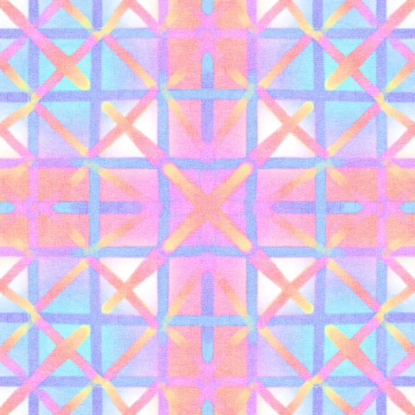 Nahtloses Muster Mit Geometrischem Muster Handgezeichnete Illustration — Stockfoto