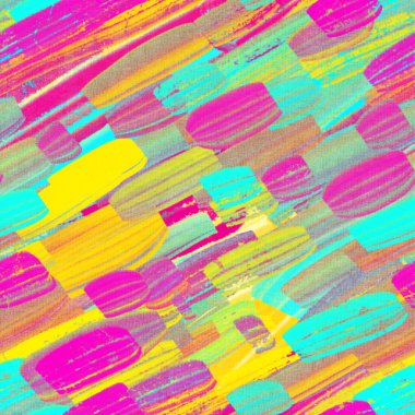 Akrilik resimli, soyut, pürüzsüz desen. El çizimi illüstrasyon. 