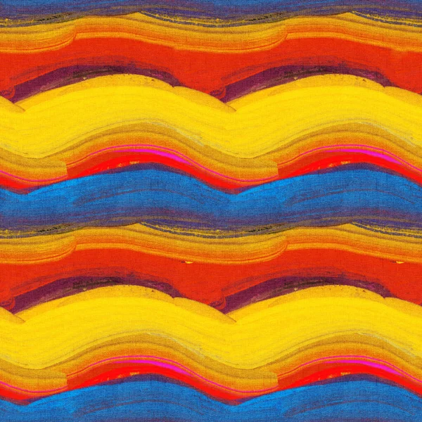 Abstraktes Nahtloses Muster Mit Acrylmalerei Handgezeichnete Illustration — Stockfoto
