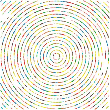 Soyut çizimle kusursuz desen. Vektör illüstrasyonu