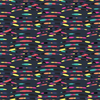 Soyut çizimle kusursuz desen. Vektör illüstrasyonu