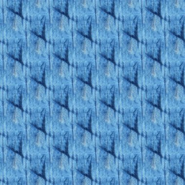 Beyaz ipeğin üzerindeki çivit rengi kusursuz kravat boyası deseni. El boyası kumaşlar - nodüler batik. Shibori boyaması.. 