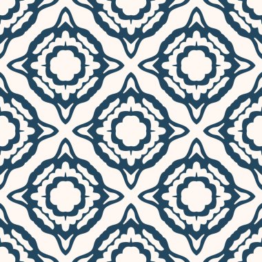 Siyah ve beyaz pürüzsüz desen. Geometrik süs. Vektör illüstrasyonu  