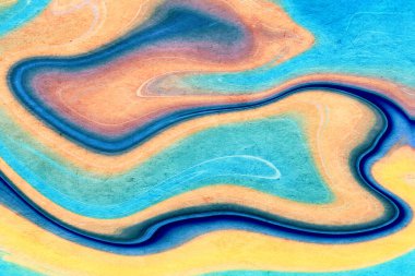 Fluid sanatında parlak soyut arkaplan. Dijital resim.