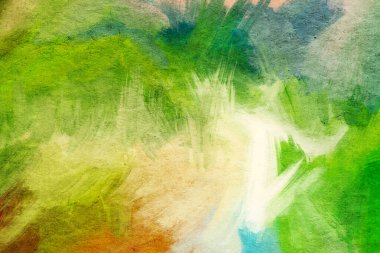 Çok renkli soyut arkaplan. Akrilik resim. El çizimi illüstrasyon. 