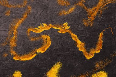 Akmak altın arka plan eski doku ile. Resimde çizilmiş.