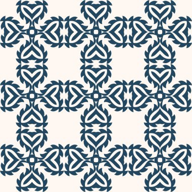 Siyah ve beyaz pürüzsüz desenli Arabesk 'ler eski usul. Vektör illüstrasyonu