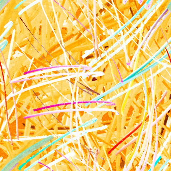 Абстрактний Безшовний Візерунок Акриловим Живописом Мальована Вручну Ілюстрація — стокове фото