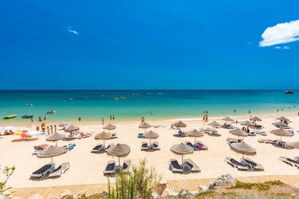 Drohnen Panoramabilder Von Praia Balaia Und Praia Santa Eulalia Portugal — Stockfoto