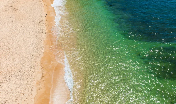 Uitzicht Drone Vanuit Lucht Praia Marinha Malhada Baraco Stranden Algarve — Stockfoto