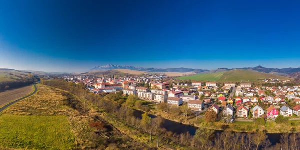 Veduta Aerea Panoramica Del Podolinec Slovacchia Durante Estate — Foto Stock