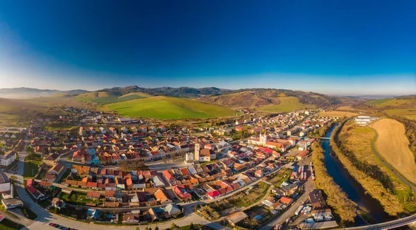 Veduta Aerea Panoramica Del Podolinec Slovacchia Durante Estate — Foto Stock