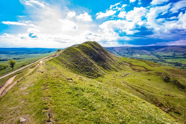 Winnats Pass Peak District National Park Derbyshire England — Stock fotografie