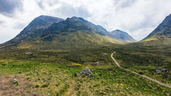 英国苏格兰高地的隐山谷景观 — 图库照片