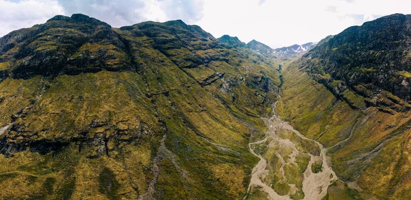 Vue Sur Vallée Cachée Dans Les Highlands Écossais Royaume Uni — Photo