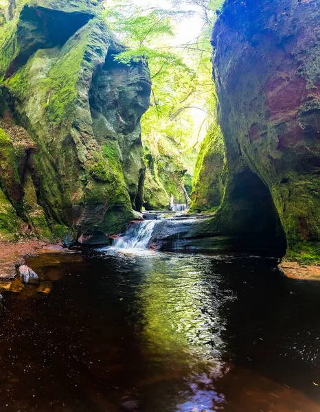 Devils Pulpit Gorge Glasgow Skócia Egyesült Királyság — Stock Fotó